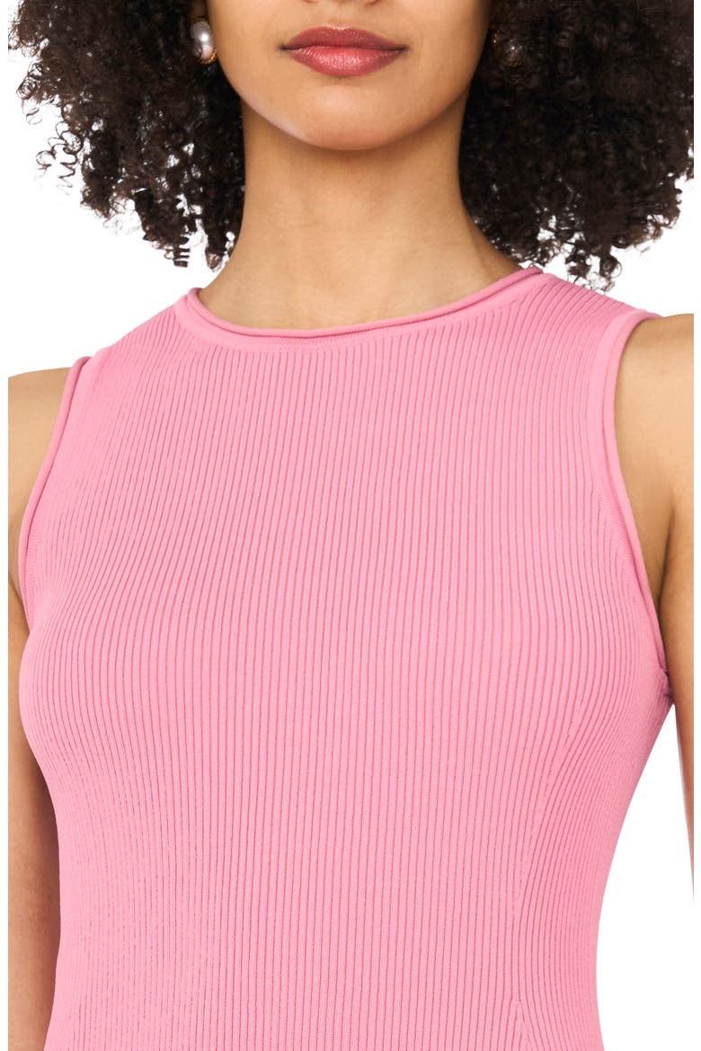 Mixed Media Tank Midi Dress, Alternate, color, ORCHID