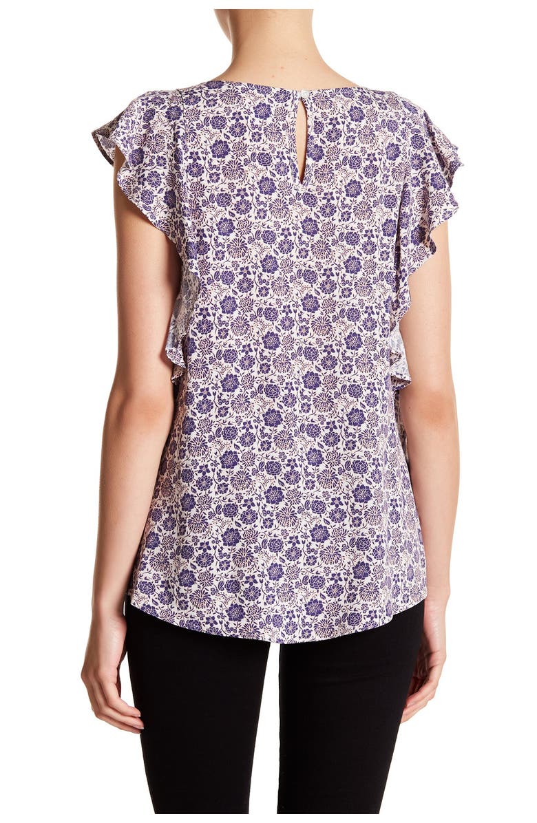 14th & Union Sleeveless Cascade Print Top, Alternate, color,