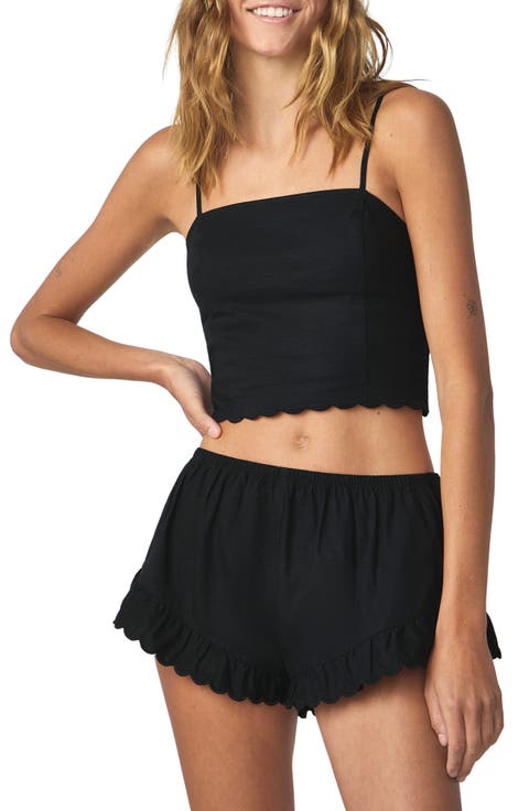 Scallop Crop Camisole