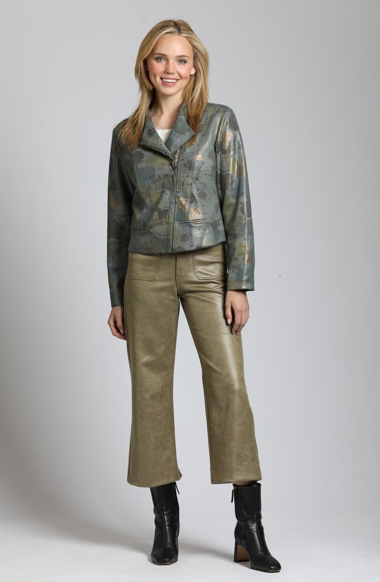 APNY Faux Suede Moto Jacket, Alternate, color, 