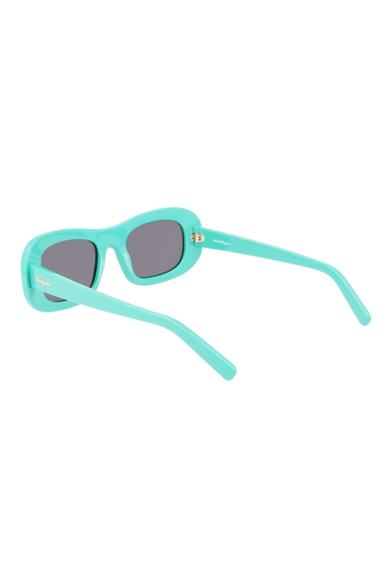Classic 51mm Oval Sunglasses, Alternate, color, GREEN