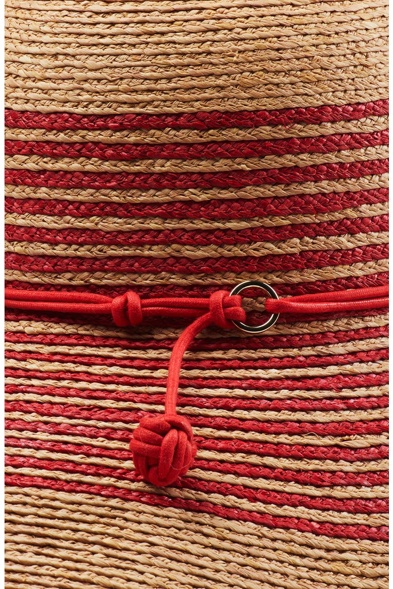 Wide Brim Hat, Alternate, color, NOUGAT/ CARDINAL