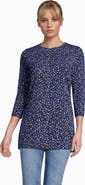 Lands' End 3/4 Sleeve Cotton Supima Tunic