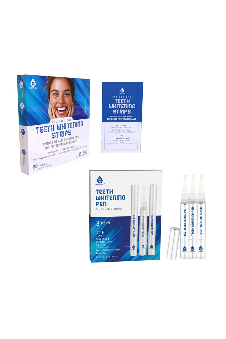 Whitening Pens & Pro Whitening Strips, Main, color, White