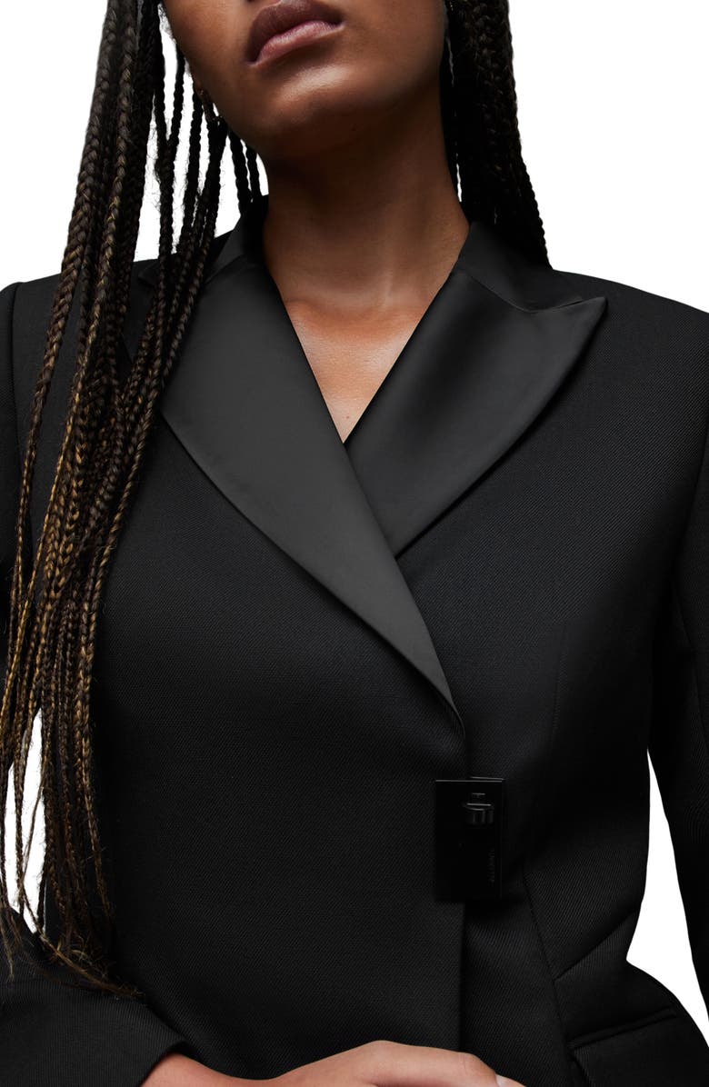 AllSaints Peggi Asymmetric Blazer, Alternate, color, 