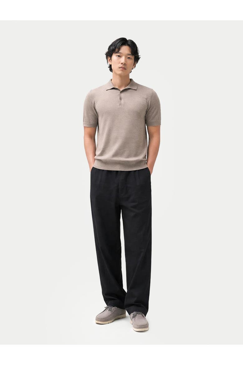 Men Classic Polo Shirt with Short Sleeve, Alternate, color, timber wolf