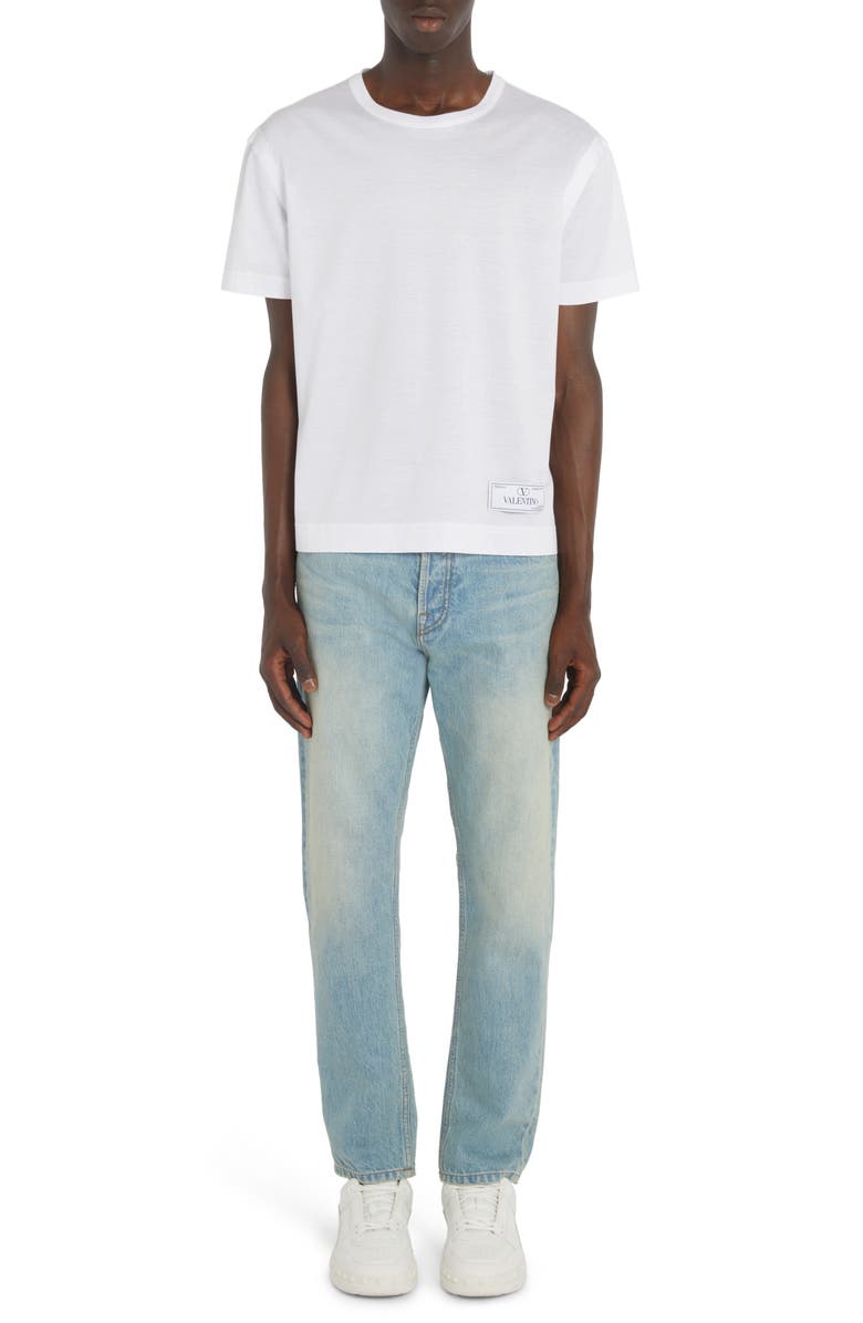 Valentino Maison Label Cotton T-Shirt, Alternate, color, 