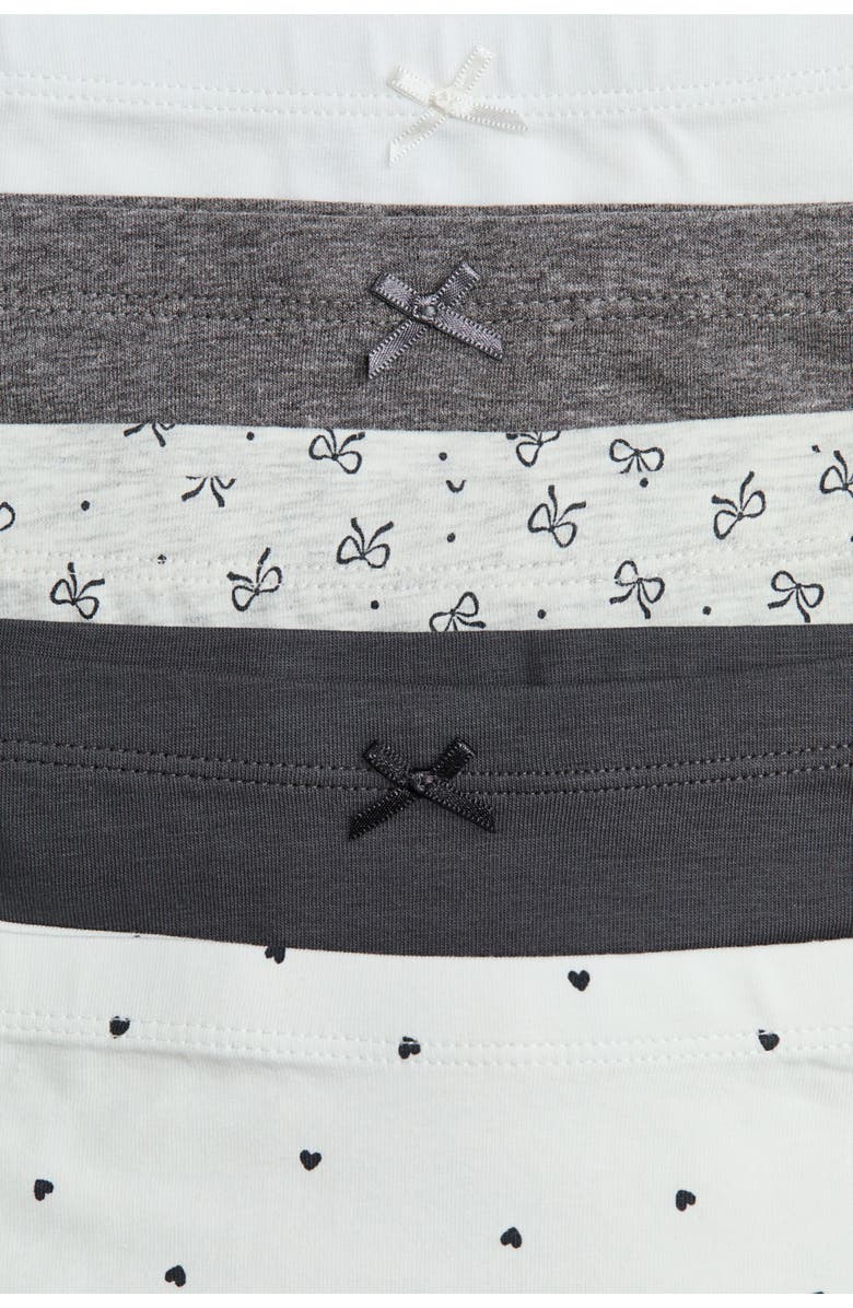 H&M 5-pack Cotton Boxer Briefs, Alternate, color, Gray/Bows
