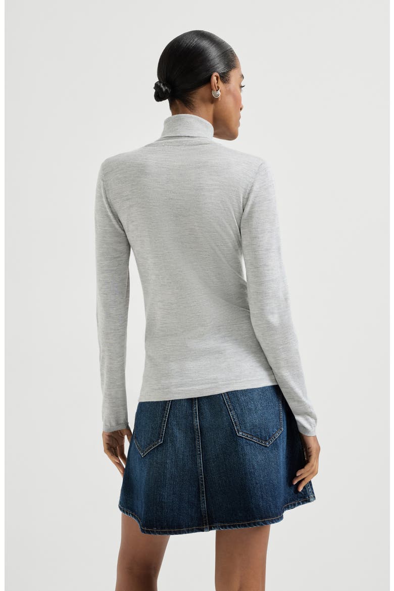 Cashmere and silk sweater, Alternate, color, Light Grey
