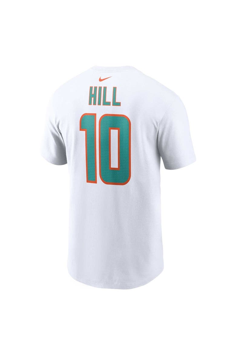 Men's Nike Tyreek Hill  White Miami Dolphins  Player Name & Number T-Shirt, Alternate, color, White