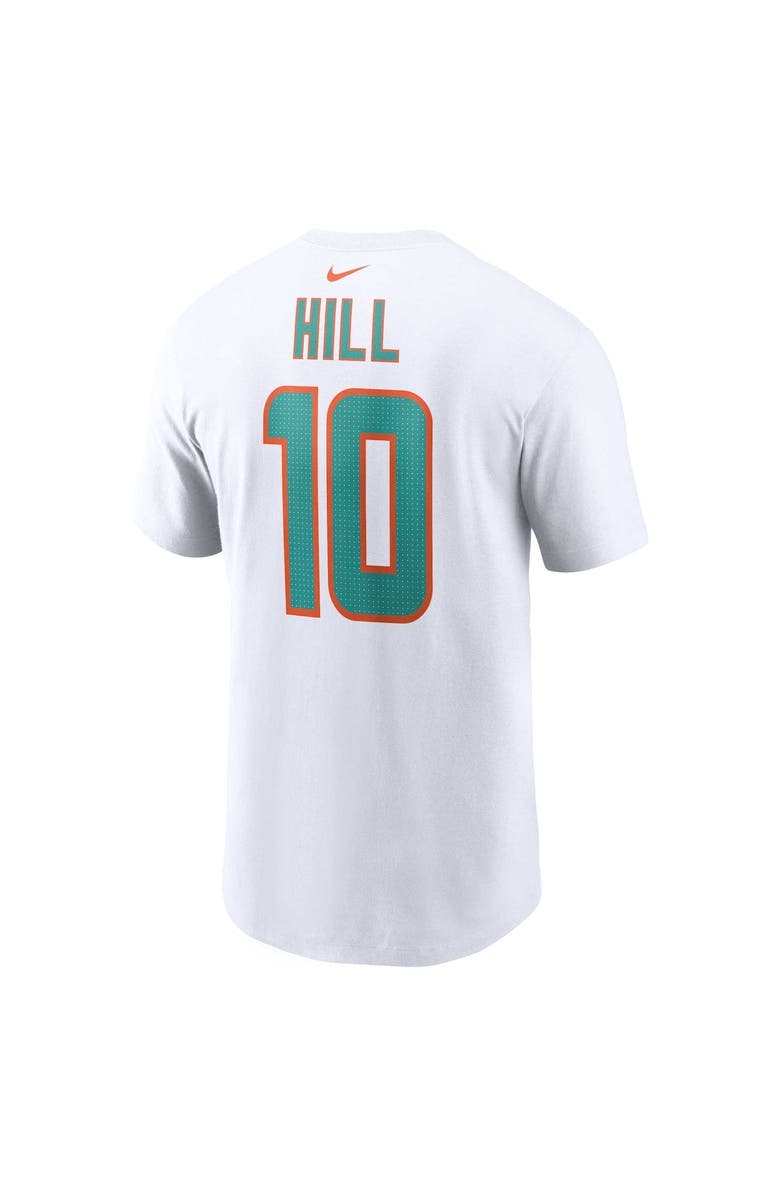 Nike Men's Nike Tyreek Hill White Miami Dolphins Player Name & Number T-Shirt, Alternate, color, White