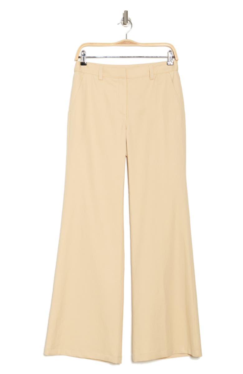 TWP Howard Wide Leg Pants, Alternate, color, Butter