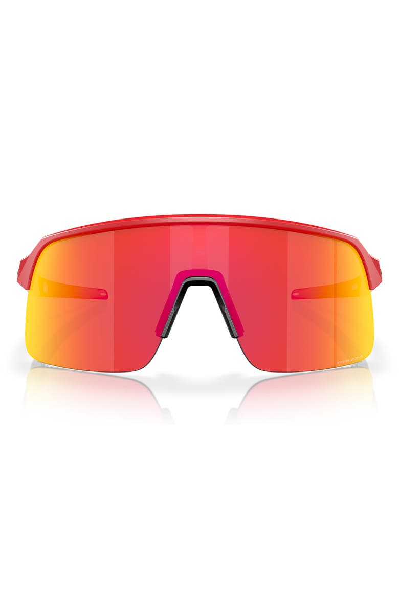 Oakley Sutro Lite 139mm Prizm<sup>™</sup> Semirimless Wrap Shield Sunglasses, Main, color, Ruby