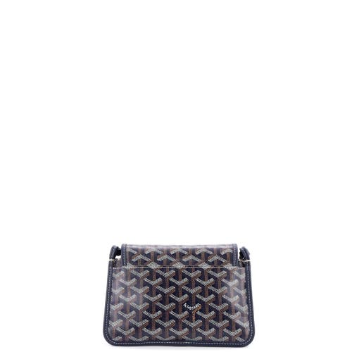 Pre-owned Goyard Goyard Plumet Clutch Wallet Coated Canvas In Multi