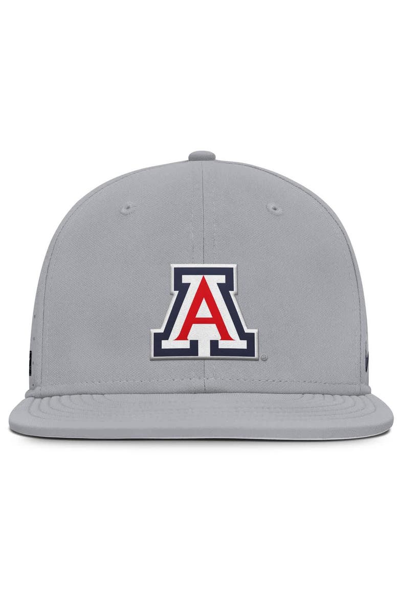 Men's Nike Gray Arizona Wildcats On-Field Dugout True Performance Fitted Hat, Alternate, color, Gray