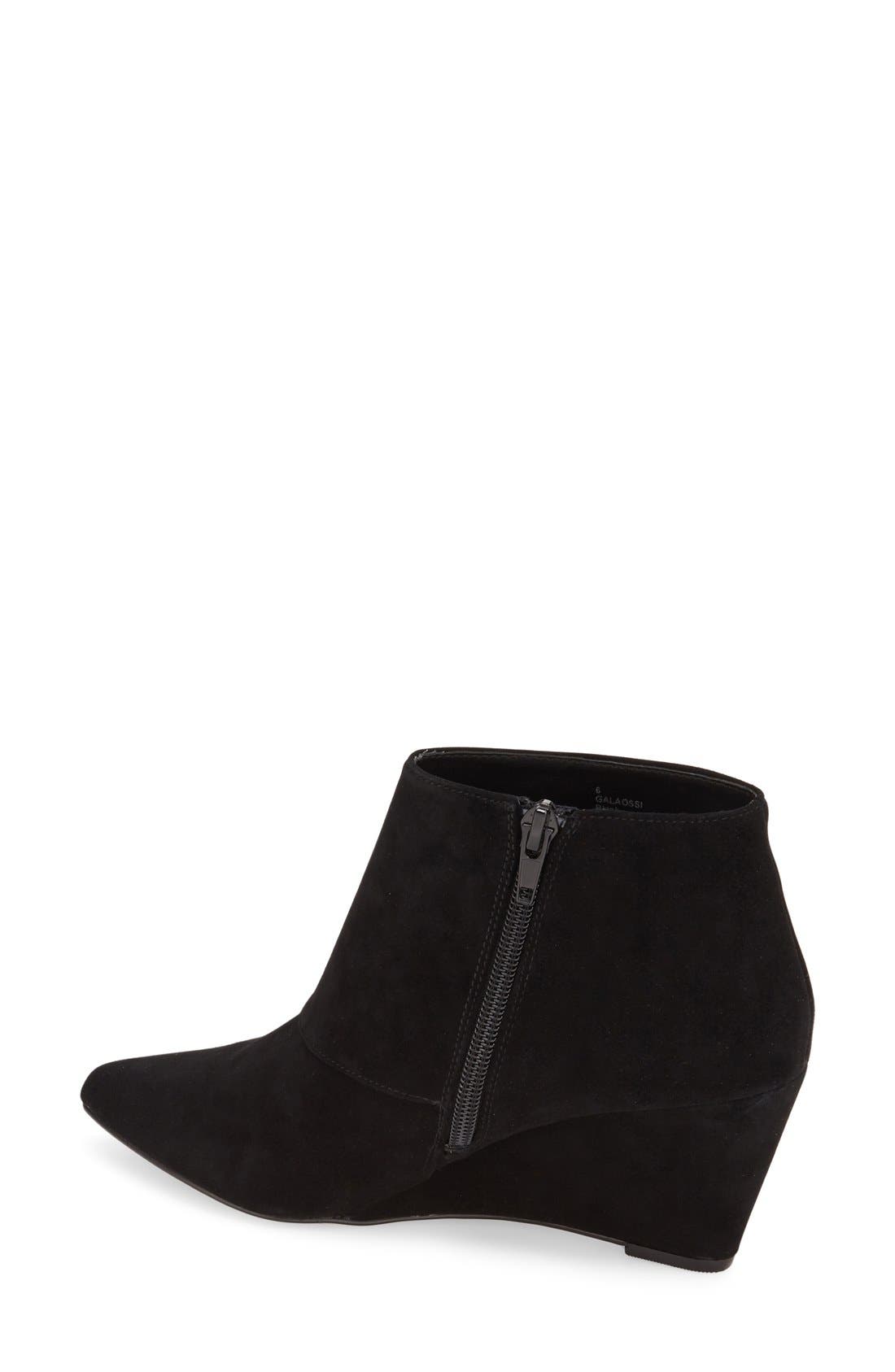 Sole Society 'Galaossi' Pointy Toe Wedge Bootie, Alternate, color, 