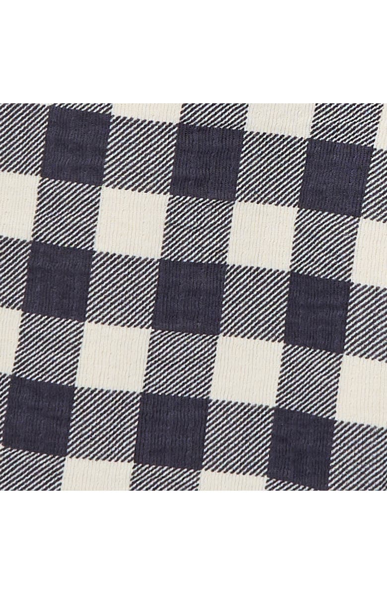 Modern Moments<sup>™</sup> by Gerber Girls' Ruffle Wide Leg Romper, Alternate, color, Dark Grey Gingham