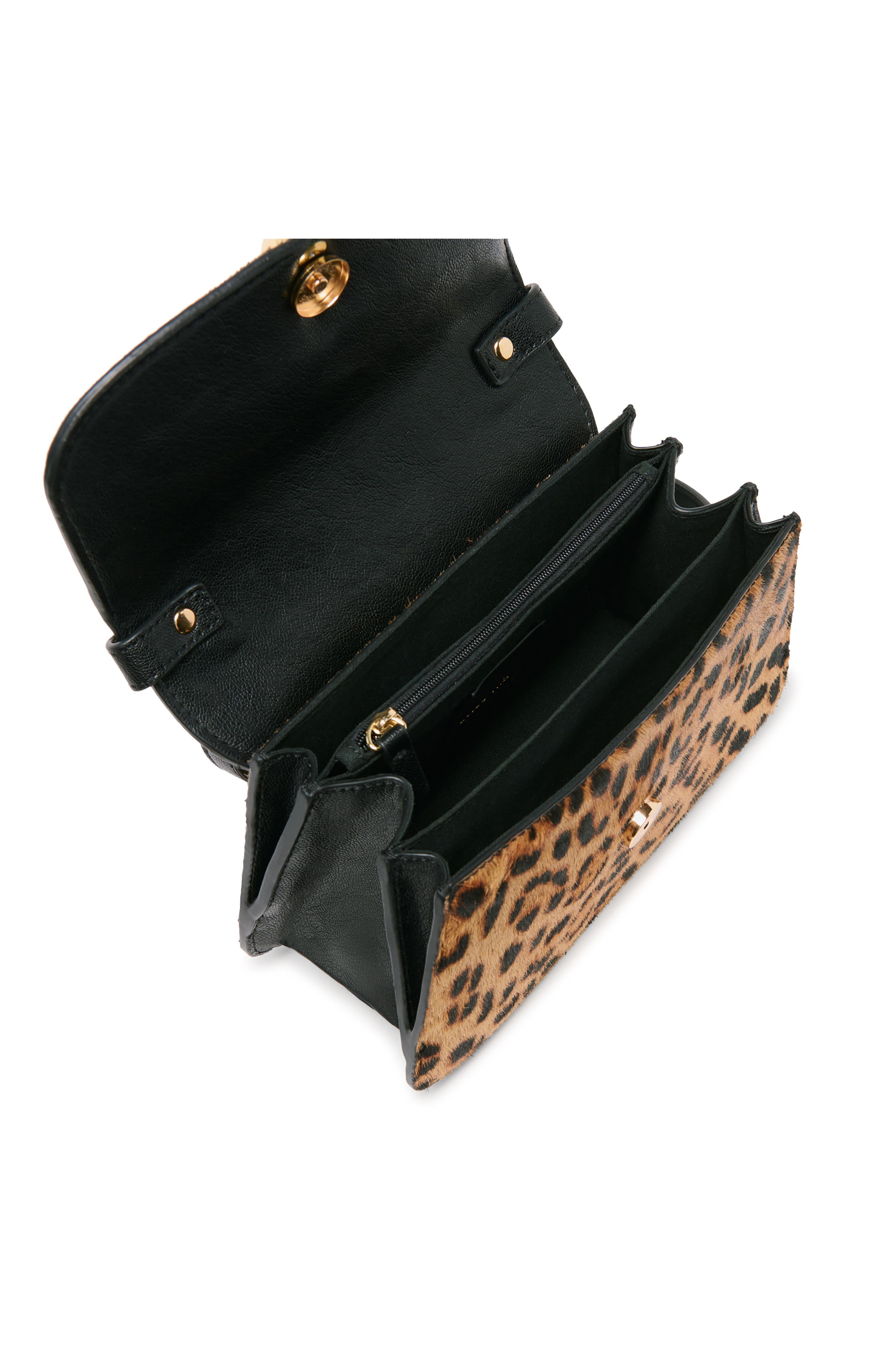 Dolce Vita Lucia Genuine Calf Hair Top Handle Bag, Alternate, color, Leopard