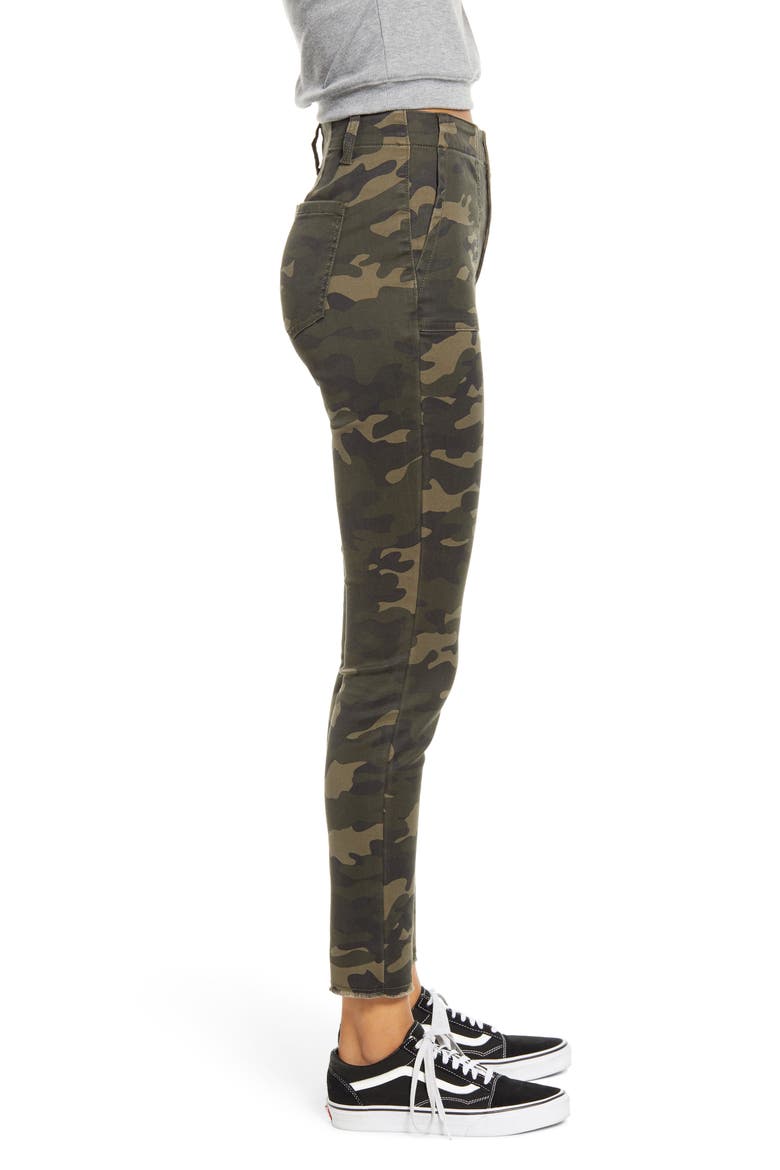 Camo Print Skinny Utility Pants, Alternate, color, CAMO