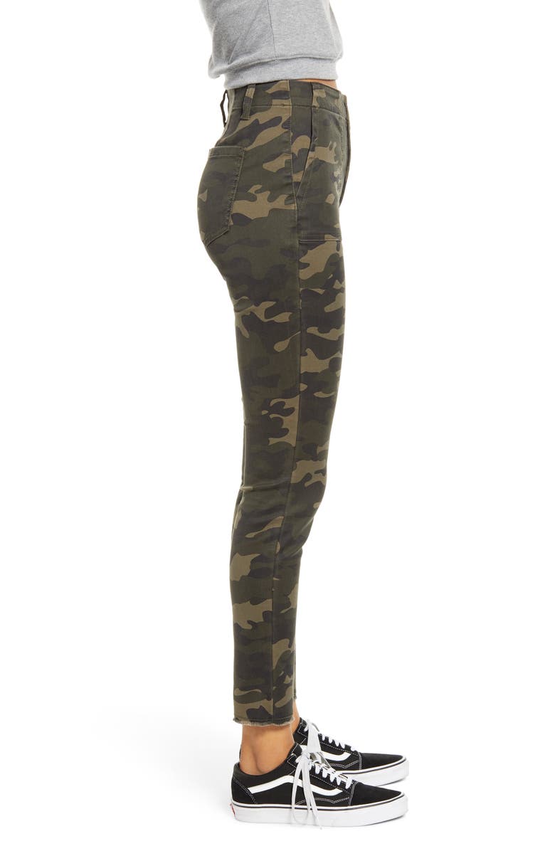 Love, Fire Camo Print Skinny Utility Pants, Alternate, color, 