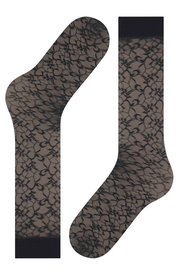 Soft Spell Knee High Socks, Alternate, color, BLACK
