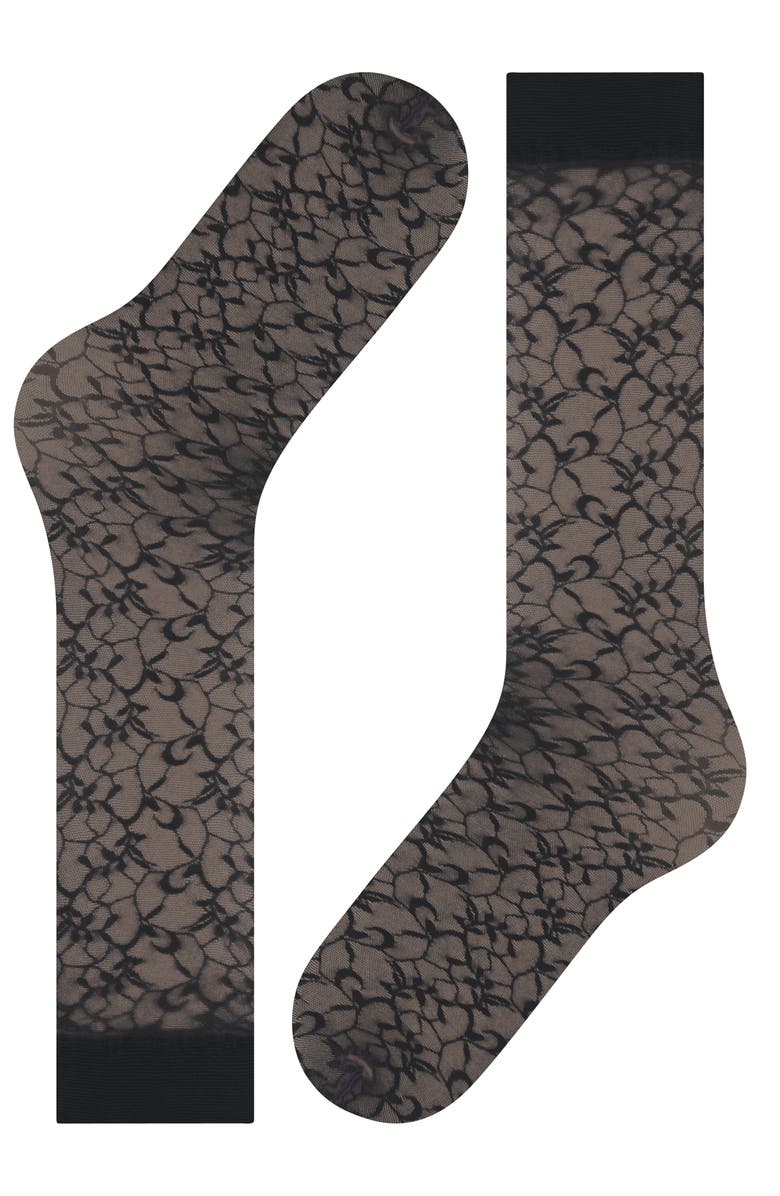 Falke Soft Spell Knee High Socks, Alternate, color, Black