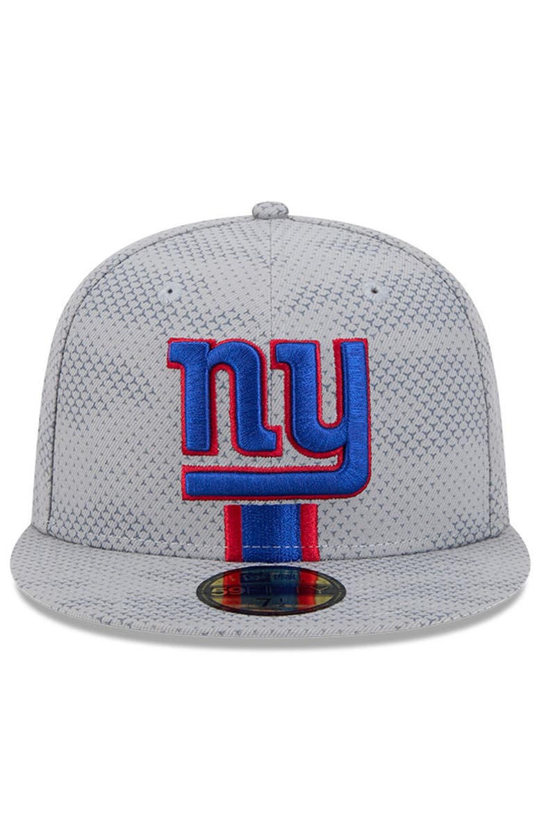New Era Men's New Era Gray New York Giants 2024 Sideline 59FIFTY Fitted Hat, Alternate, color, Gray