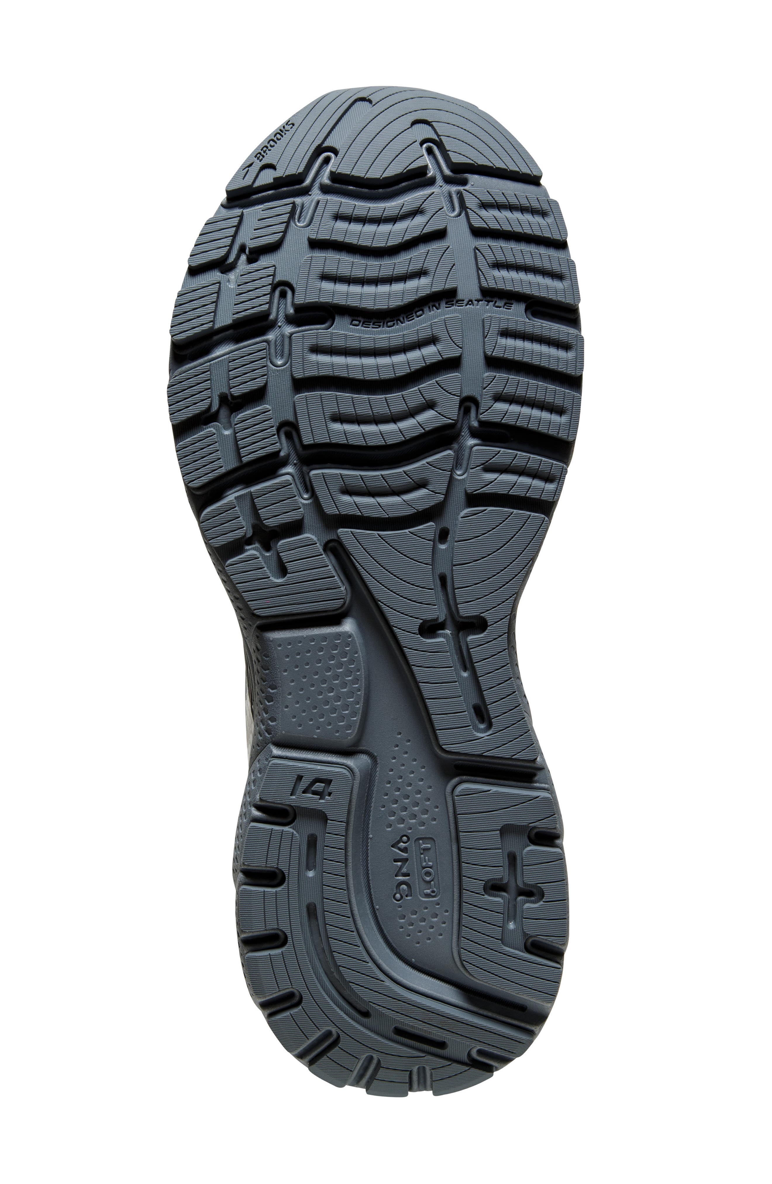 Ghost 14 Running Shoe, Alternate, color, BLACK/ EBONY/ SLEET