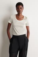 COS Slim Silk T-Shirt