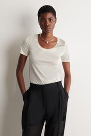 COS Slim Silk T-shirt