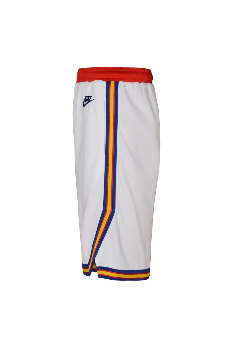 Nike Youth Nike White Golden State Warriors 2024/25 City Edition Swingman Performance Shorts, Alternate, color, White