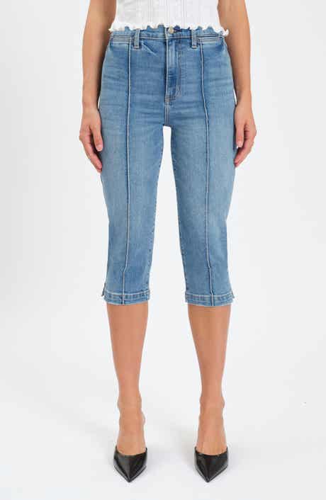 Midtown High Waist Capri Jeans