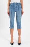 DAZE Midtown High Waist Capri Jeans