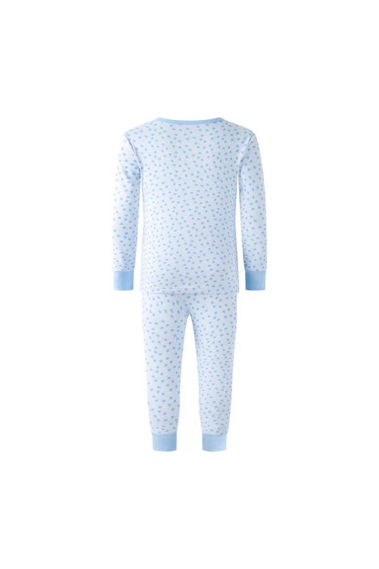 Pima Star Pajamas, Alternate, color, Blue