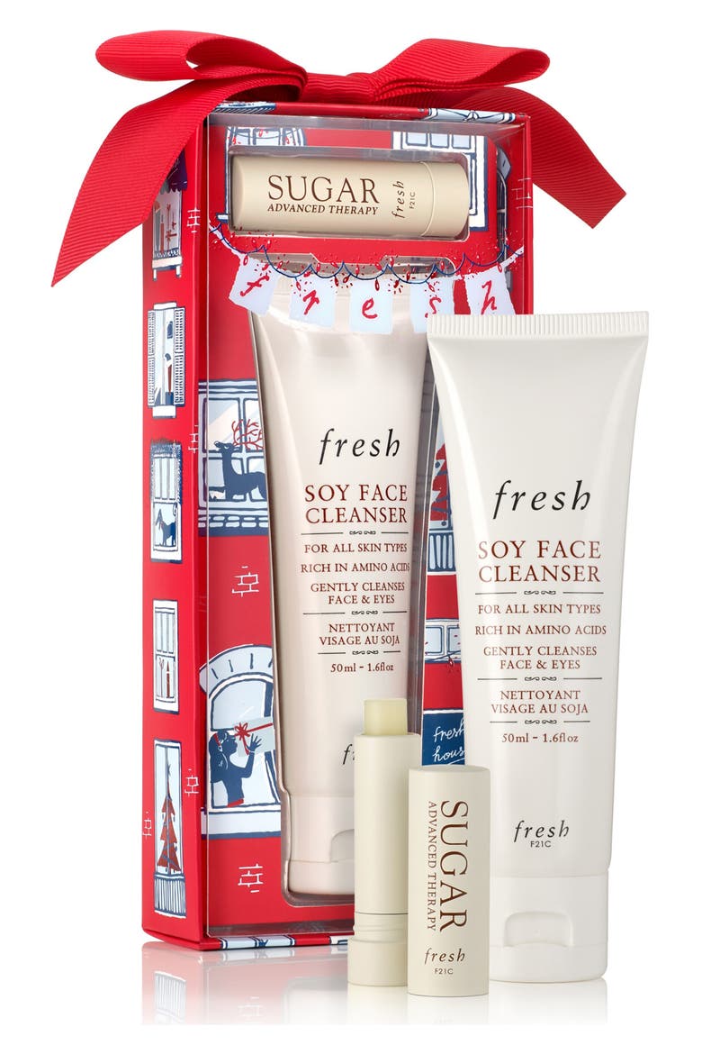 Enchanted Essentials Travel Size Soy Face Cleanser® & Sugar Lip Treatment Set, Main, color, NO COLOR