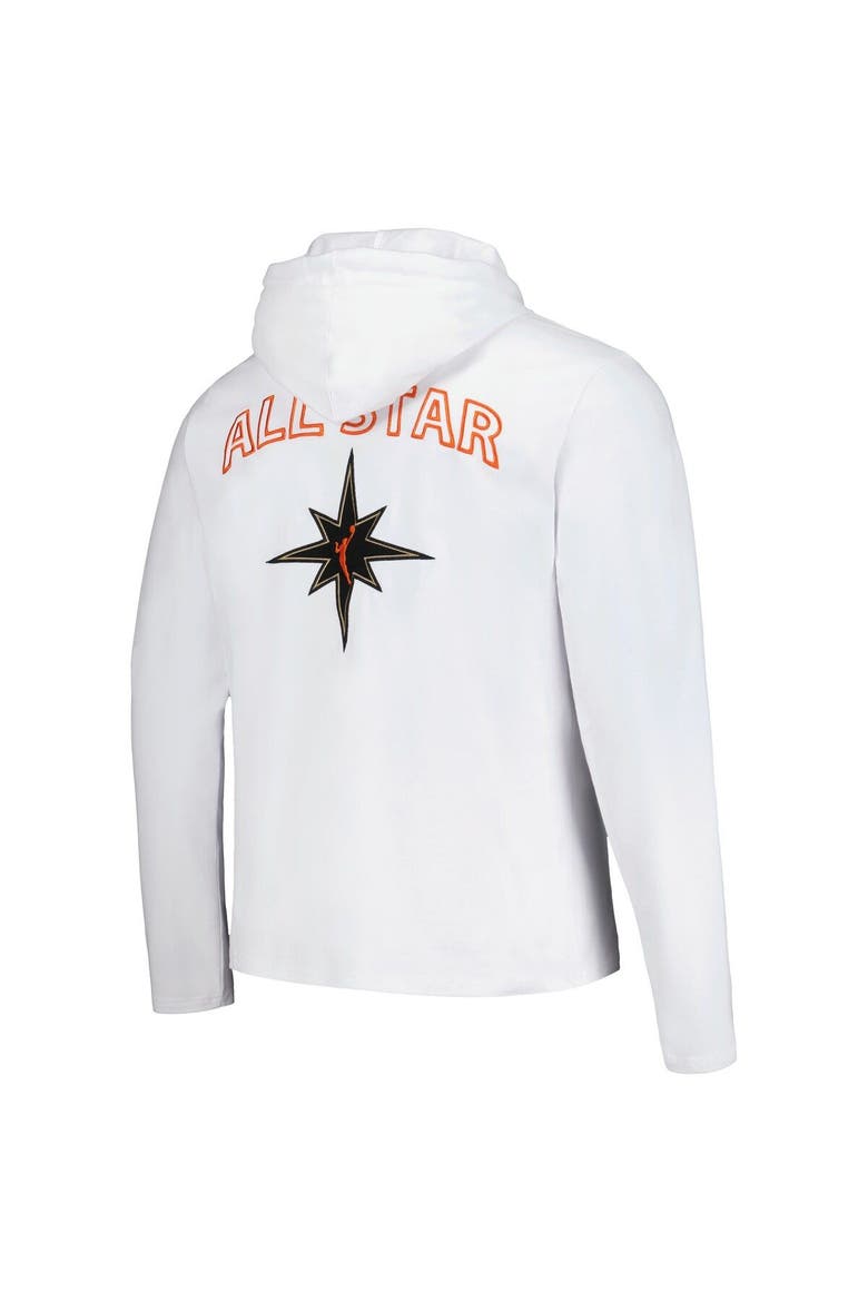 Unisex FISLL  White 2023 WNBA All-Star Game Applique Long Sleeve Hoodie T-Shirt, Alternate, color, White