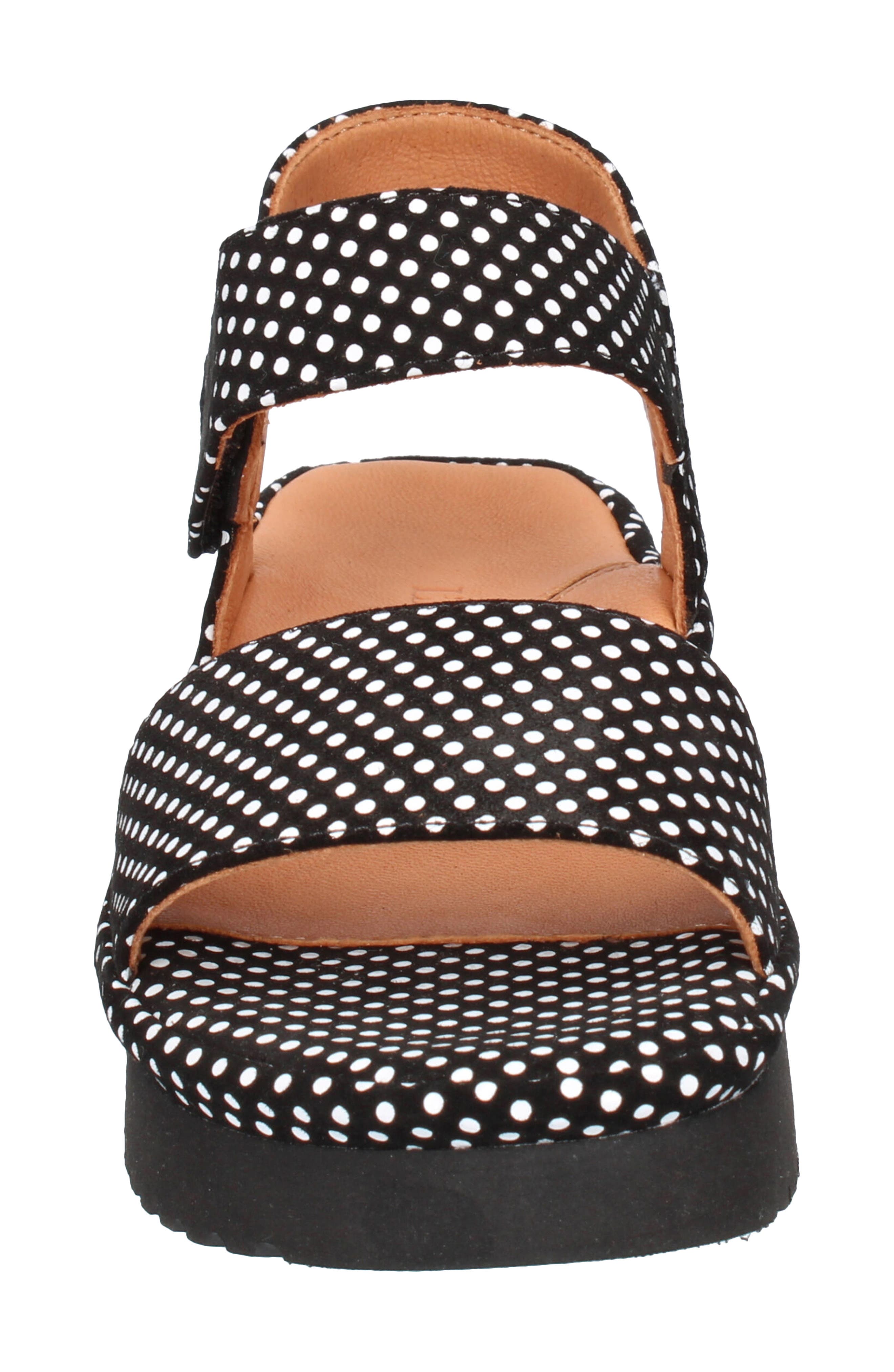 L'Amour des Pieds Abrilla Platform Sandal, Alternate, color, Black/ White