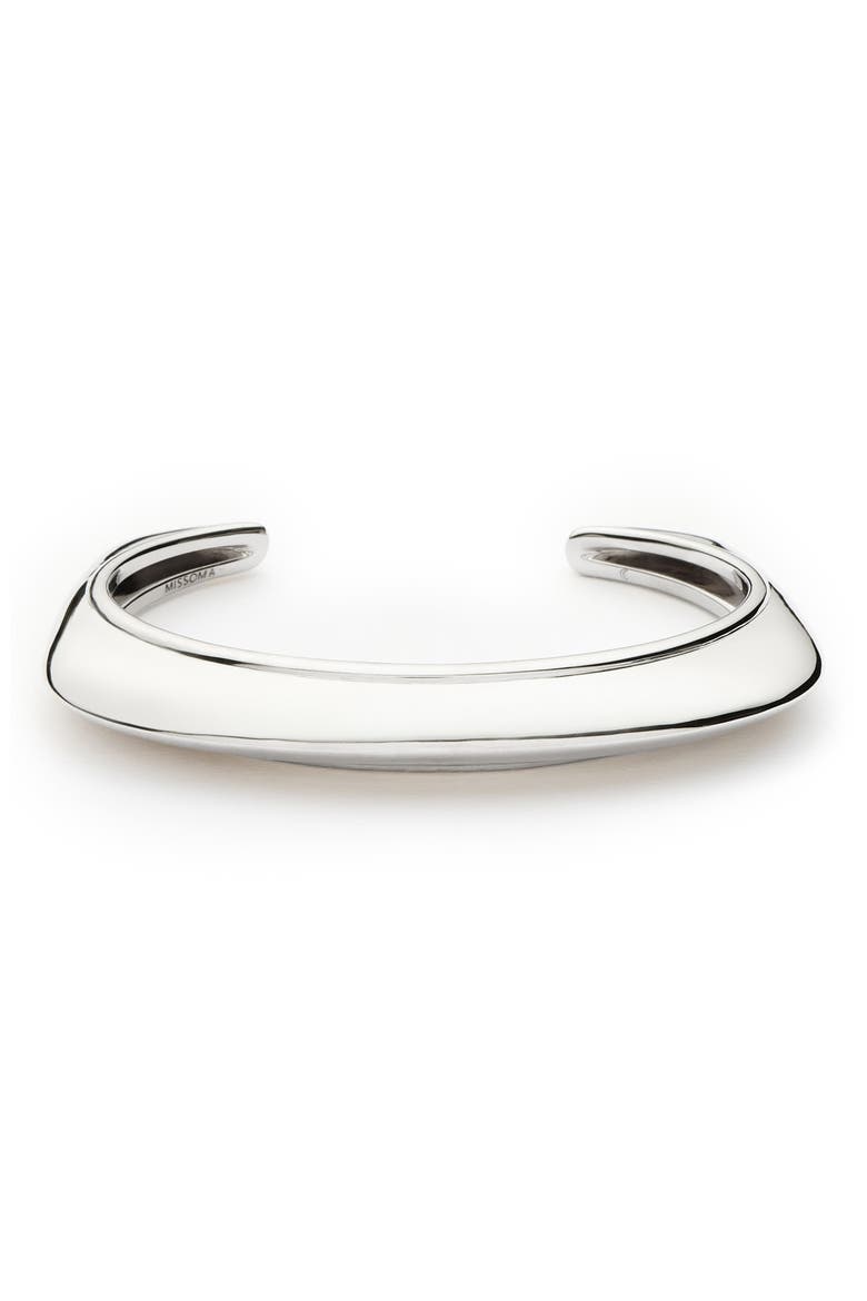 Hera Cuff Bracelet, Main, color, SILVER