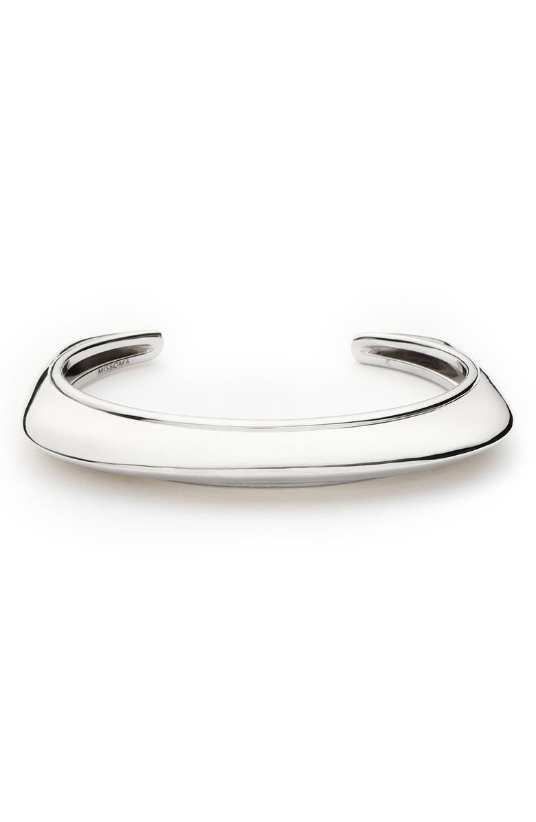 Missoma Hera Cuff Bracelet, Main, color, Silver