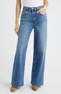 Re/Done High Waist Wide Leg Jeans