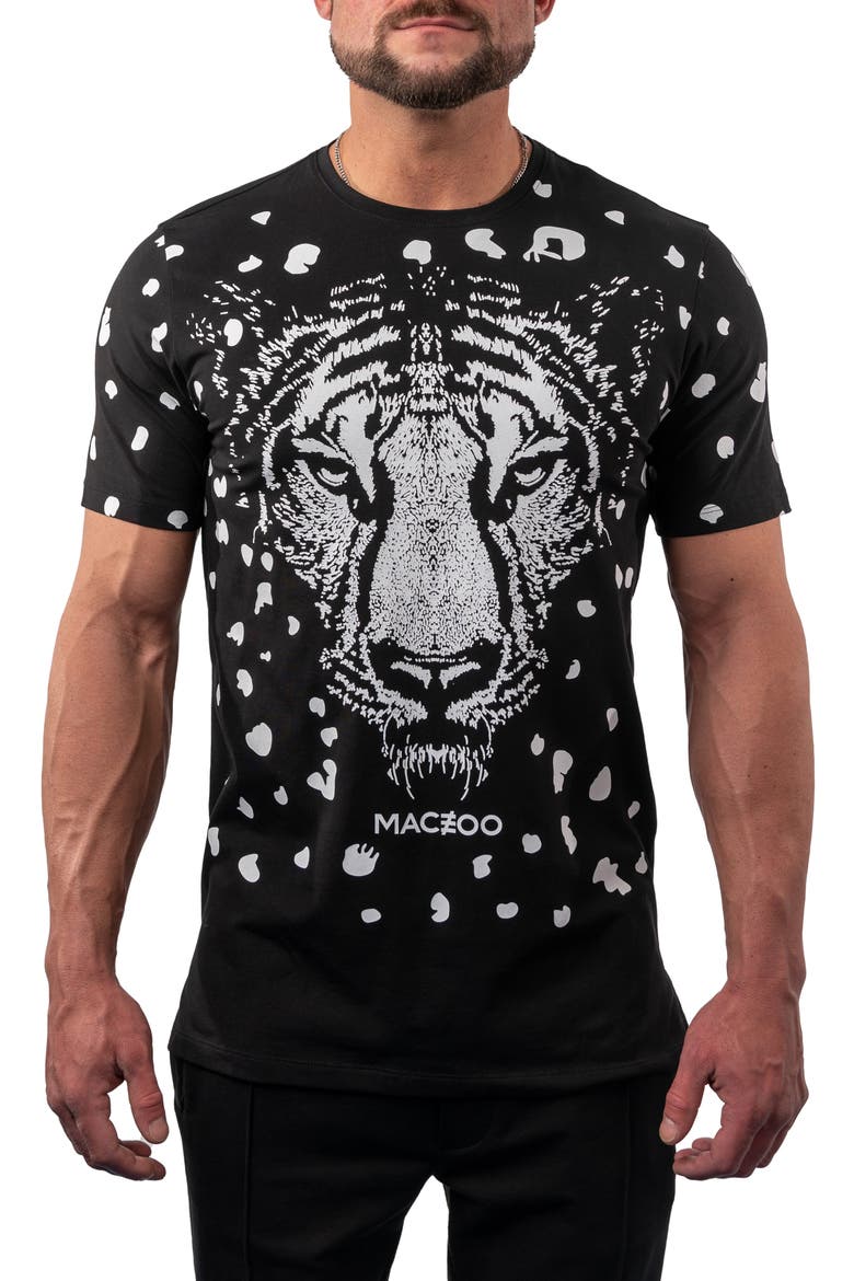 Spot Graphic Tee, Main, color, BLACK