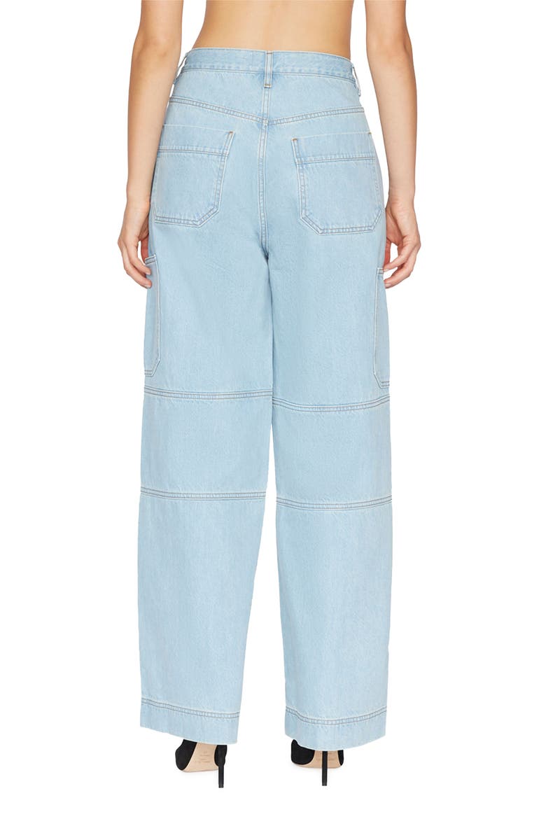 Oversize Cargo Jeans, Alternate, color, GENOA