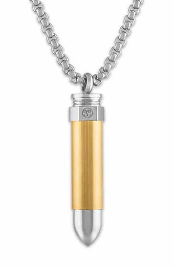 Esquire Two-Tone Pendant Necklace