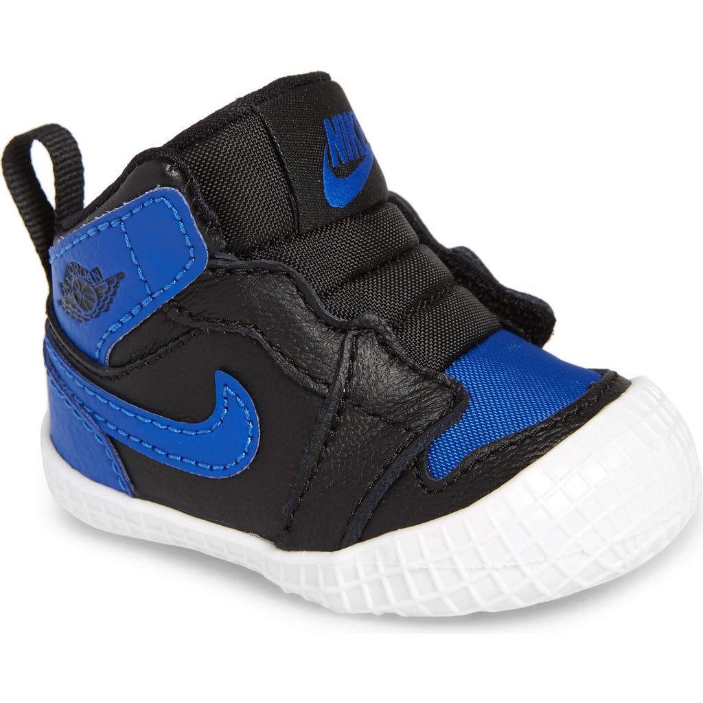 Jordan Nike Air  1 Crib Bootie In Black