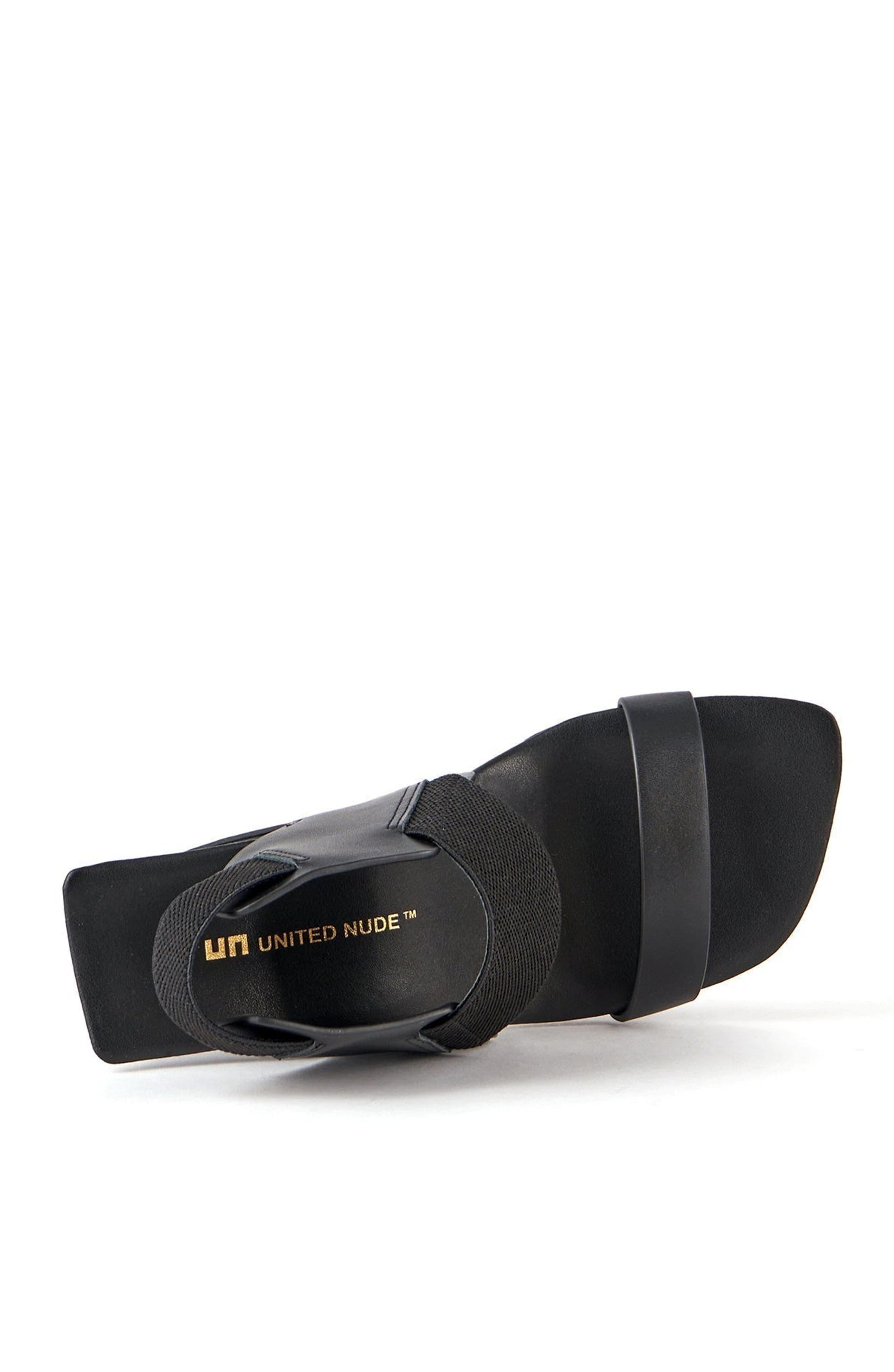 United Nude Loop Reiki Hi Sandals, Alternate, color, Black
