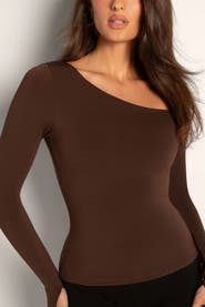 TA3 Mega Sculpting One-Shoulder Long Sleeve Top