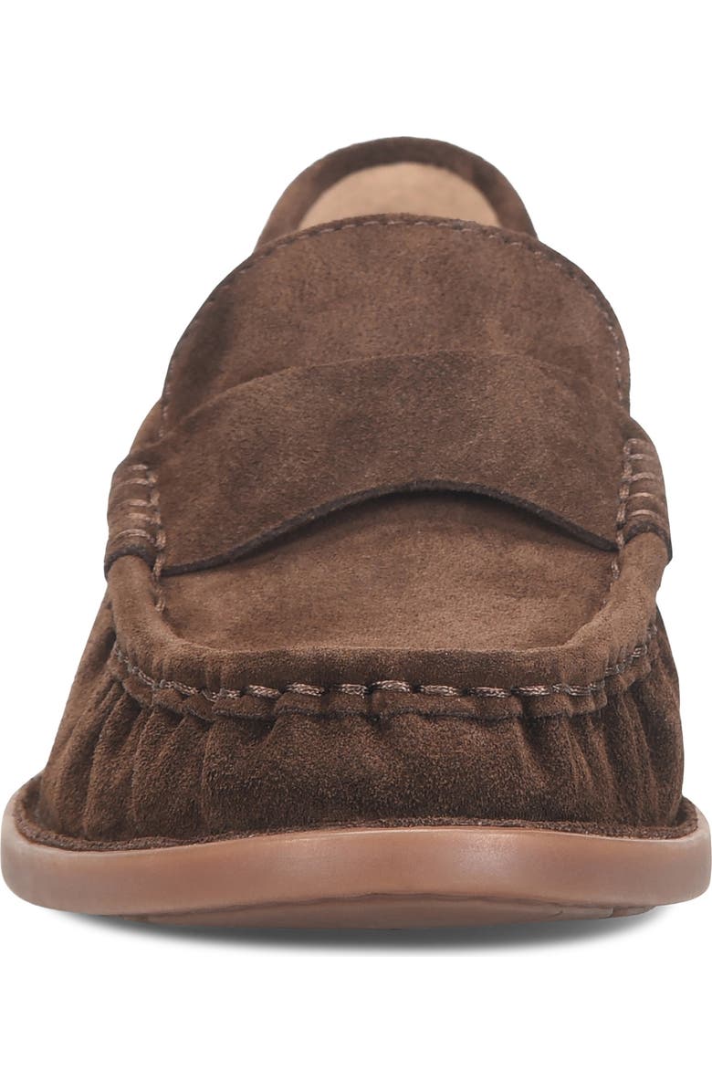 Børn Maris Loafer, Alternate, color, Dark Brown Suede