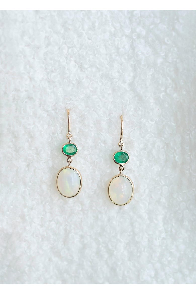 Emerald Radiance Earrings, Alternate, color, Emerald
