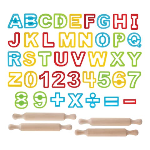 ABC & Numbers Dough Cutter Set