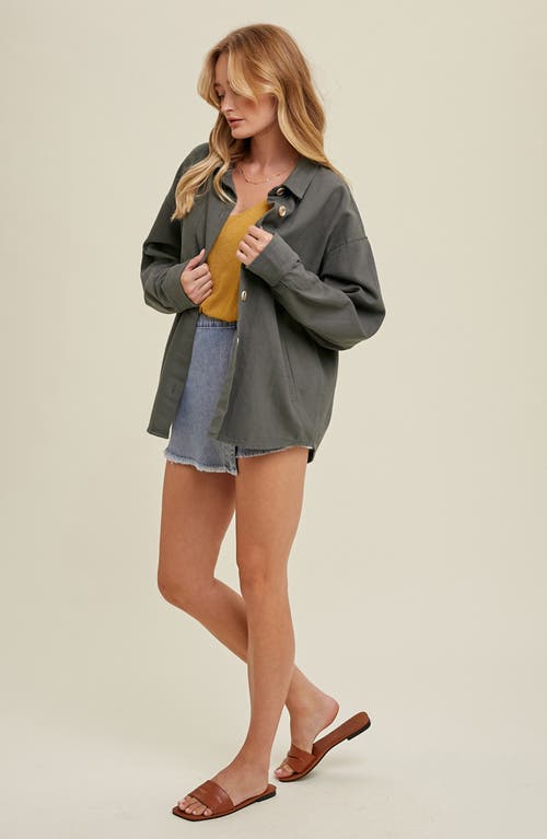 WISHLIST WISHLIST COTTON OVERSHIRT